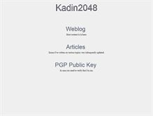 Tablet Screenshot of kadin.sdf-us.org